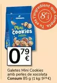 Consum - Galetes Mini Cookies Amb Perles De Xocolata