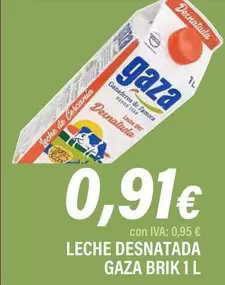 gaza - Leche Desnatada Gaza