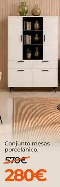 Conjunto Mesas Porcelanico