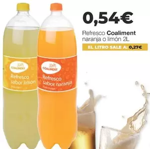 Coaliment - Refresco Naranja O Limon