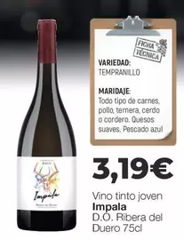Impala - Vino Tinto Joven D.O. Ribera Del Duero