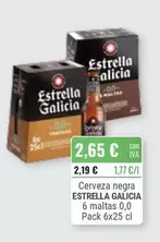 Estrella Galicia - Cerveza Negra 6 Maltas 0,0