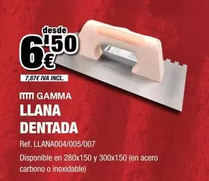 Grup Gamma - Llana Dentada