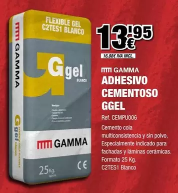 Grup Gamma - Adhesivo Cementoso Ggel