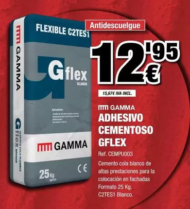 Grup Gamma - Adhesivo Cementoso Gflex