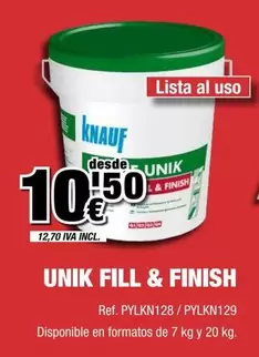 Knauf - Unik Fill & Finish