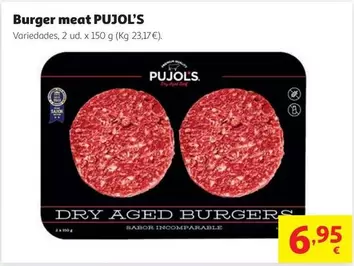 Burguer Meat Vaca Madudada Dry Aged Pujol'S 2x150g