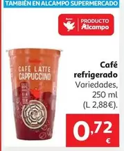 Cafe Capuccino Auchan 250ml                                 