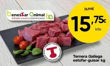Gallega - Ternera  Estofar-guisar