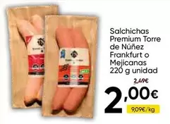 Premium - Salchichas  Torre De Núñez