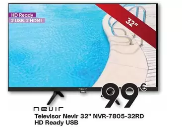 Nevir - Televisor 32" Nvr-7805-32rd Hd Ready USB