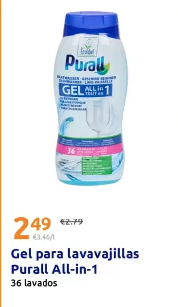 Purall - Gel Para Lavavajillas All-In-1