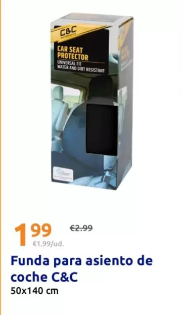 C&C - Funda Para Asiento De Coche