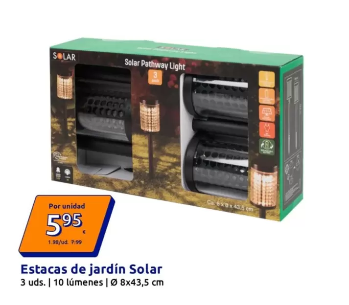 Solar - Estacas De Jardín