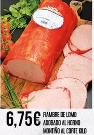 Fiambre De Lomo Adobado Al Horno