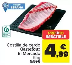 Carrefour El Mercado - Costilla De Cerdo 