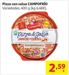 Pizza Y Salsa Mozzarella Jq Campofrio 360g                  