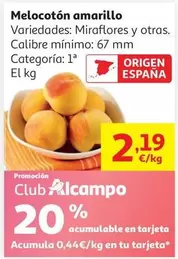 Melocoton Amarillo