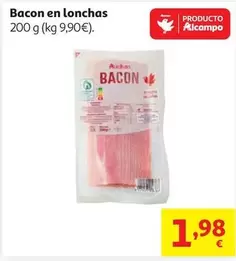 Auchan - Bacon En Lonchas