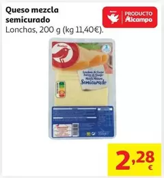 Auchan - Queso Mezcla Semicurado