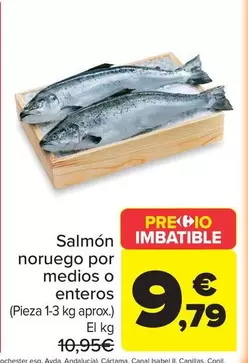 Isabel - Salmon Noruego Por Medios O Enteros