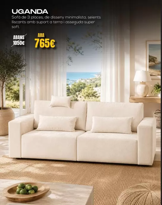 Terra - Sofa De 3 Coins De Madaga