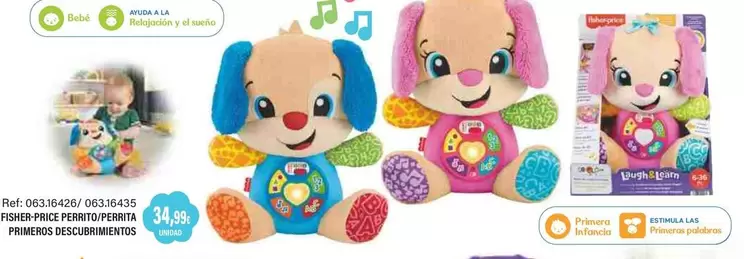 Fisher-Price - Perrito/Perrita Primeros Descubrimientos