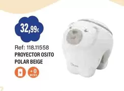 Proyector Osito Polar Beige