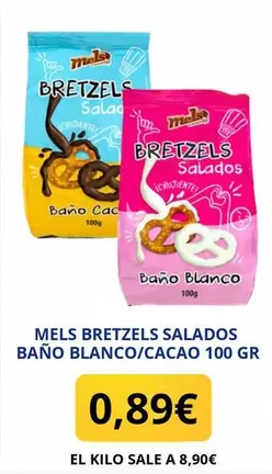 MELS - Salados Baño Blanco/ Cacao