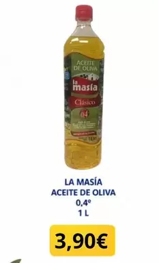 La Masía - Aceite De Oliva 0,4°