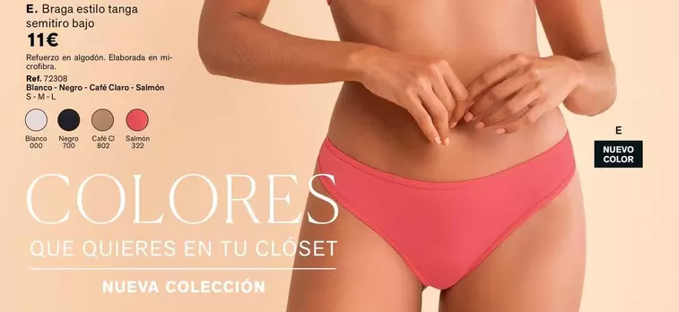 Braga Estilo Tanga Semitiro Bajo