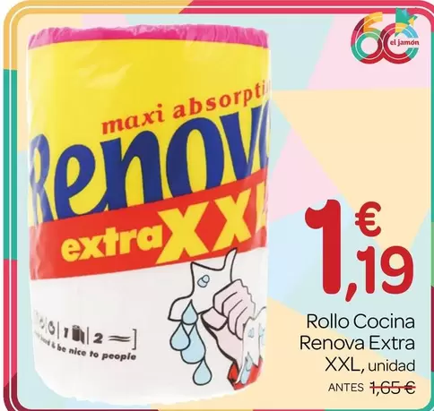 El Jamón - Rollo Cocina Renova Extra