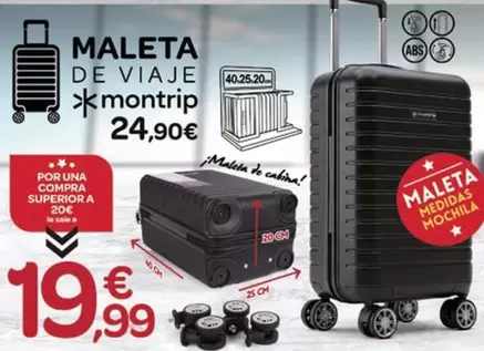 ABS - Maleta De Viaje + Montrip