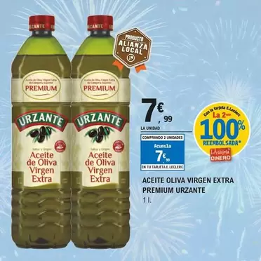 Urzante - Aceite Oliva Virgen Extra Premium
