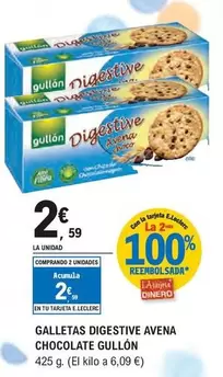 Gullón - Galletas Digestive Avena Chocolate