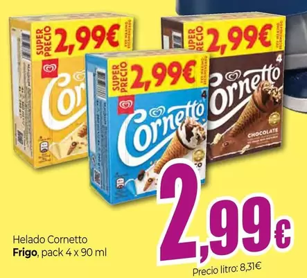 Algida - Helado Corenetto Frigo