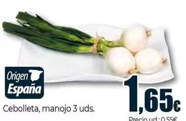 Cebolleta, Manojo