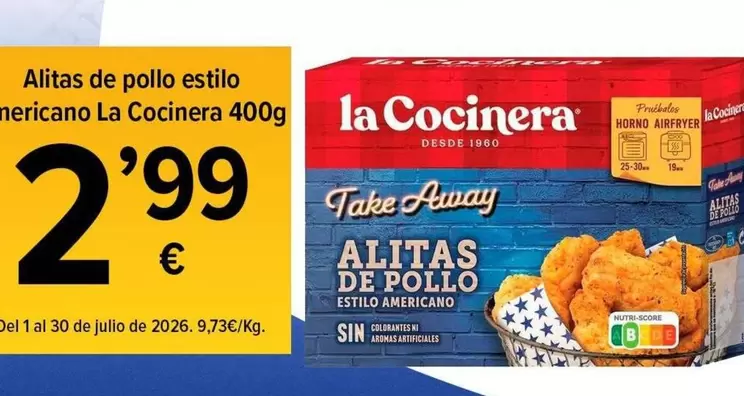 La Cocinera - Alitas De Pollo Estilo Americano