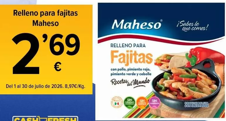 Maheso - Relleno Para Fajitas