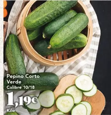 Pepino Corto Verde