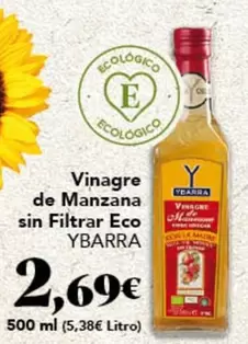 Ybarra - Vinagre De Manzana Sin Filtrar Eco