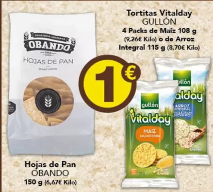 Obando - Tortitas Vitalday