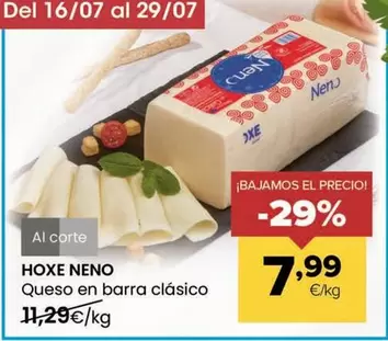 Hoxe Neno - Queso En Barra Clasico