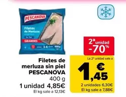 Pescanova - Filetes De Merluza Sin Piel
