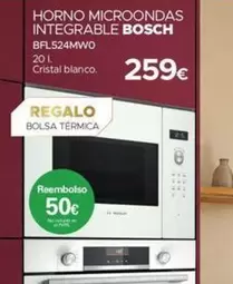 Bosch - Horno Microondas Integrable Bfl524mwo