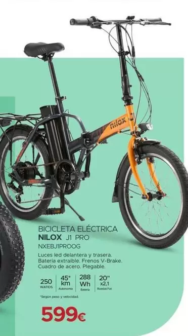 Nilox - Bicicleta Eléctrica J Fro
