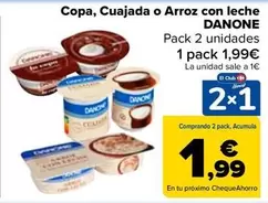 Danone - Copa, Cuajada O Arroz Con Leche
