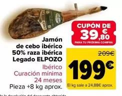 Elpozo - Jamón De Cebo Ibérico 50% Raza Ibérica Legado