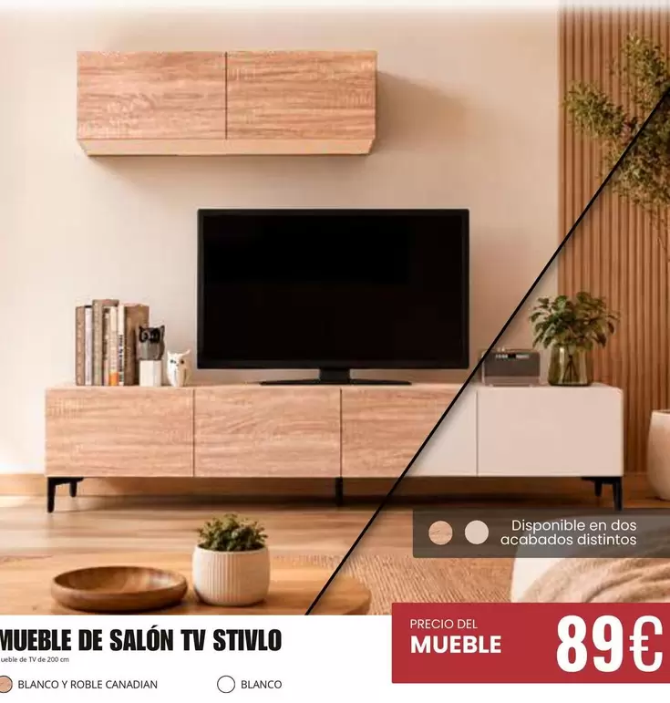 Blanco - Mueble De Salón Tv Stivio