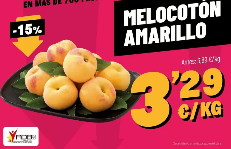 Mas - Melocoton Amarillo